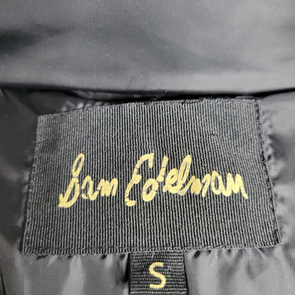 Sam Edelman Black Puffer Coat. Size SM Jacket Winter Three Quter Cabincore - Picture 5 of 11